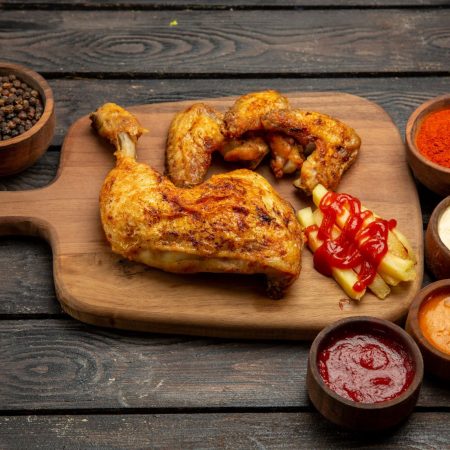 Deal 5 – 2 Pieces White Meat Combo (Wing + Breast)